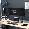 Picture of VIVO Single Ultra-Wide Monitor Extra Tall Desk Mount for up to 49 inch Ultrawide Screens, Clamp-on Adjustable Stand Holds 44 lbs, VESA up to 100x100mm, Black, STAND-V100T
