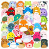 Picture of 50Pcs Cute Cartoon Stickers, Animal Waterproof Vinyl Stickers for Guitar Bike Skateboard Luggage Phone Aesthetic Decals Gift for Kids Teen Birthday Party
