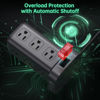Picture of Extension Cord with Multiple Outlets, Surge Protector Power Strip Tower, 12 AC 4 USB，Surge Protector Tower 6.5FT Overload Protection for Home Office