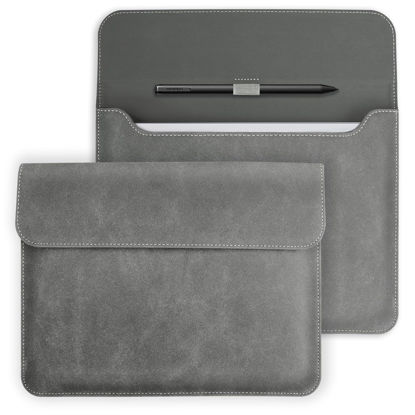 Picture of WALNEW Sleeve Case for Remarkable Paper Pro, Slim Protective Pouch Bag Case Cover with Pen Holder for Remarkable Paper Pro Color Tablet 11.8’’ 2024 Released,Gray