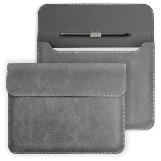 Picture of WALNEW Sleeve Case for Remarkable Paper Pro, Slim Protective Pouch Bag Case Cover with Pen Holder for Remarkable Paper Pro Color Tablet 11.8’’ 2024 Released,Gray