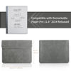 Picture of WALNEW Sleeve Case for Remarkable Paper Pro, Slim Protective Pouch Bag Case Cover with Pen Holder for Remarkable Paper Pro Color Tablet 11.8’’ 2024 Released,Gray