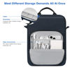 Picture of Dadanism 9-11 Inch Tablet Sleeve Shoulder Bag for iPad 10.2 2021-2019, iPad Pro 11 2021-2018, iPad Air 5/4 10.9, iPad 10th Gen 10.9 2022, Galaxy Tab A8 10.5, Tablet Protective Handbag, Dark Blue