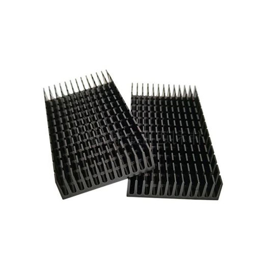 Picture of Aluminum Heatsink SJZBIN 2PCS 80x40x11mm Black Heat Sinks Radiator Board Cooling Radiator Fin Heat Cooler with Thermal Conductive Adhesive Tape for Cooler Electronics CPU Led Cooling Fin