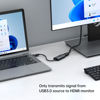 Picture of MT-VIKI USB 3.0 to HDMI Adapter, USB 3.0 to HDMI Male to Female Adapter, 1080P Compatible with Mac OS, Windows 10/8.1/8/7 (Uni-Directional) 1 Pack