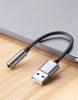Picture of USB to 3.5mm Jack Audio Adapter supports mic, PS4 Laptop Desktop Computer USB Sound Card