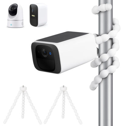 Picture of Flexible Tripod Camera Mount for eufy Solocam S220, Indoor Cam E220/C210, eufyCam 2C/2C Pro/3/S330, 3C/S300 Security Camera, Durable and Sturdy Waterproof Camera Mount, Attached Where You Want
