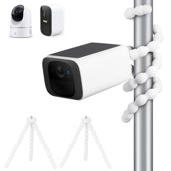 Picture of Flexible Tripod Camera Mount for eufy Solocam S220, Indoor Cam E220/C210, eufyCam 2C/2C Pro/3/S330, 3C/S300 Security Camera, Durable and Sturdy Waterproof Camera Mount, Attached Where You Want