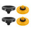 Picture of PATIKIL Camera Shutter Button, 2 Pack Soft Shutter Release Button Pure Copper Camera Button Concave Suitable for Nikon for Fujifilm for Leica DSLR/SLR Camera, Black Yellow