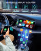 Picture of Wyxron Carplay Wireless Adapter, 2024 USB CarPlay Wireless Mini Dongle with USB C/A 5.8Ghz WiFi for Factory Wired Carplay to Wireless Plug&Play, Compatible with Cars from 2015& iPhone iOS10+