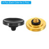 Picture of PATIKIL Camera Shutter Button, 2 Pack Soft Shutter Release Button Pure Copper Camera Button Concave Suitable for Nikon for Fujifilm for Leica DSLR/SLR Camera, Black Golden