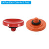 Picture of PATIKIL Camera Shutter Button, 2 Pack Soft Shutter Release Button Pure Copper Camera Button Concave Suitable for Nikon for Fujifilm for Leica DSLR/SLR Camera, Red Orange