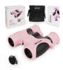 Picture of SpectrumOI Binocular for Kids,8x21 Kid Binoculars, Binoculars for Kids 8-12, Toy Binoculars for Kids 5-7, Pink Binocular