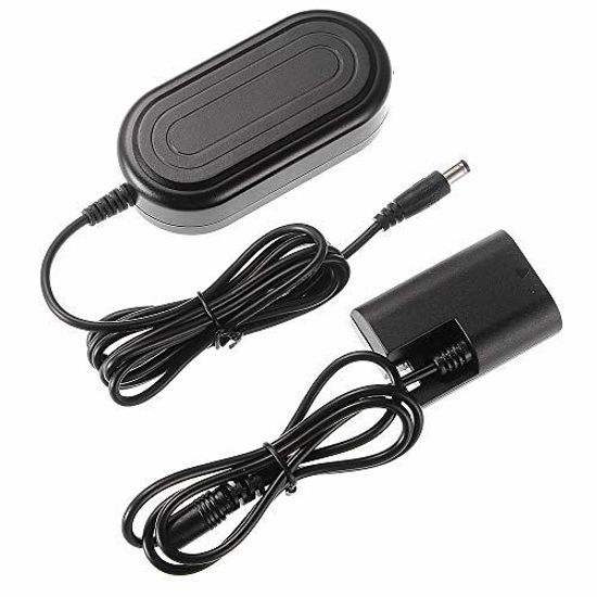 Picture of Hersmay Full Decoded ACK-E6 AC Power Adapter DR-E6 DC Coupler LP-E6 Dummy Battery for Canon EOS 90D 80D 70D 60D 60Da 6D 7D 7D II, 6D II, 5DS, 5DS R, 5D Mark II, 5D III, 5D IV, R R5 R6 Cameras