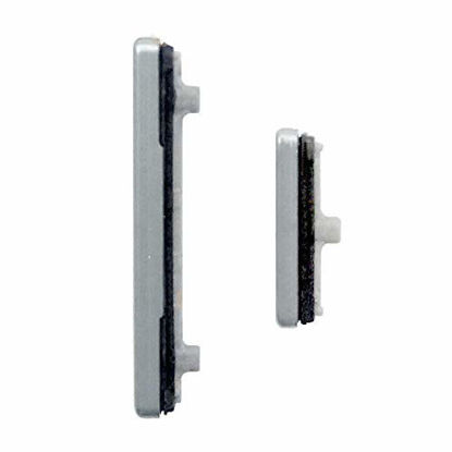 Picture of 2X Power On/Off Volume Button Side Keys Replacement Compatible with Samsung Galaxy S20 / S20+ S20 Plus (Grey)