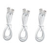 Picture of Seefeful Telephone landline Extension Cord Cable, with Standard RJ-11 6P4C Plug (3Pack / 3.3FT)