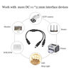Picture of ZHPINGMX 2Pack DC Power 1 Female to 2 Male 5.5mm x 2.1mm DC Power Supply Splitter Cable Cord, Y Splitter Adapter Wire for CCTV Cameras LED Light Strip and More