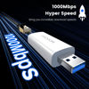 Picture of MOGOOD USB3.0 to Ethernet Adapter USB Ethernet Adapter Eethernet to USB Adapter Gigabit USB Adapter LAN Adapter USB Network Adapter for TV Chromebook Laptop,Windows, Mac OS, Surface Pro