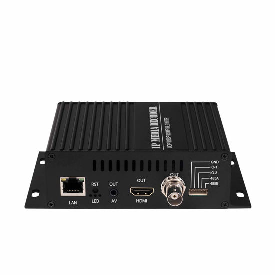 Picture of HaiweiTech H.265 HDMI CVBS Decoder H.264 4K 1080P Video Audio Decoder IP Camera Decoder RTMP SRT M3U8 UDP to HDMI CVBS BNC Decoder for Advertisement Display, Decoding Video Encoder, Decoding IP Camera