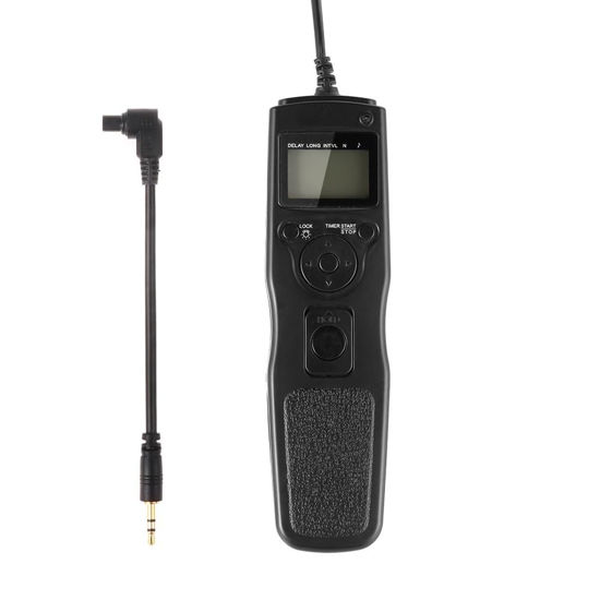 Picture of Hersmay LCD Timer Shutter Release Camera Remote Control for Canon EOS R5, 6DII, 5D IV III II, 5DS 5DR, 7D II, 1D X II, 1D, 1DS II, III, Mark III, IV/1DC 1DX D60 5D 7D Series