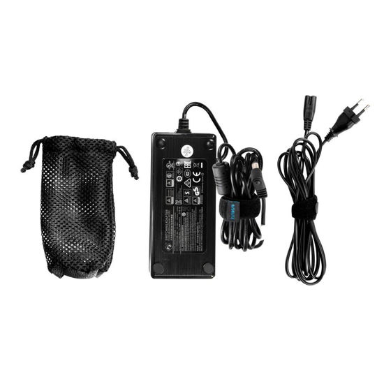 Picture of Nanlite Power Adapter and Charger for PavoTube 30C and PavoTube II 30X LED Tube Lights, 15V/4A, 15 Foot Cable (PA-15V4A-PT30)