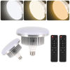 Picture of AQIRUI 175W Photography Light Bulb Dimmable Tricolor LED Bulbs 3000-6700K Color Softbox Bulb in E27 Socket for Photography Photo Video Studio Lighting White Warm Cold 2 Pack