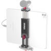 Picture of Aluminum iPad Tripod Holder Mount - U-pad III 7.9-12.9in Metal iPad Tripod Adapter w Cold Shoe 2 Acra Swiss QR Mount Adjustable Universal Tablet Clamp Video Recording for iPhone iPad Air Mini