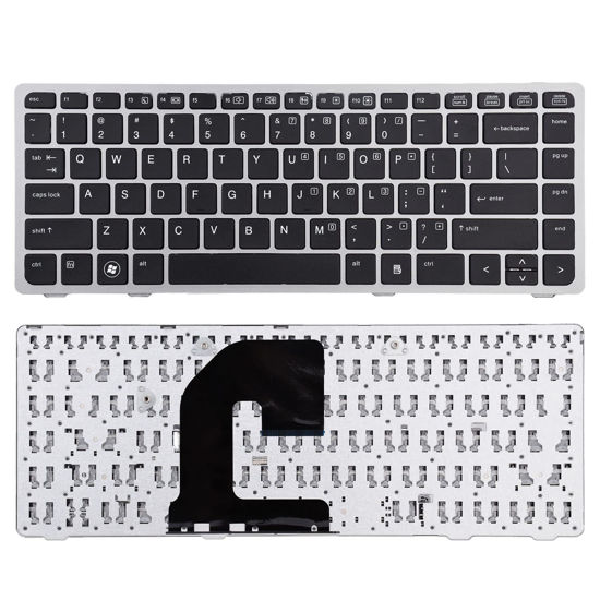 Picture of TLBTEK Keyboard Replacement Compatible with HP Probook 6460B 6465B 6470B 6475B and Elitebook 8460P 8460W 8470P 8470W Series Laptop 642760-001 635768-001 6037b0058801 700947-031