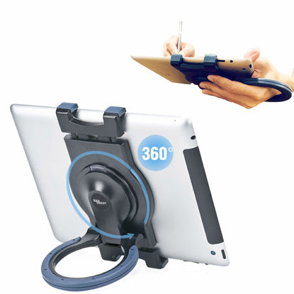Picture of MAX SMART 【Upgrade】 Tablet Hand Grip Holder & Stand for Tablet Drawing, Reading, Working, Writing, Free Angles, Hanging on Wall