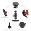 Picture of SUREWO Magnetic Camera Mount for GoPro,Strong Magnetic Mount with 360° Rotation Ball Head Compatible with GoPro Hero 13 12 11 10 9 8 7 6 5 Black,DJI Osmo Action 5 Pro/4/3,AkASO and More