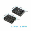 Picture of CAMVATE Universal Top Cheese Plate + Camera Base Plate for DIY DSLR Camera Cage Rig - 2439
