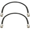 Picture of XRDS -RF 1FT SDI Cable, HD-SDI Cable BNC to BNC Digital Video Cable RG59 BNC Cable Supports HD-SDI/3G/6G-SDI/4K/8K SDI Video Cable Precision Video Cable(2PCS)