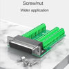 Picture of Jienk DB44 Solderless Female RS232 Serial Adapters, HDB44 Female D-SUB to 44Pin 3Row Terminal Block Breakout Board for CNC Computers Mechanical Equipment