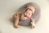 Picture of Fashion Newborn Boys Girls Baby Photo Shoot Props Outfits Crochet Clothes Mohair Hat Pants Photography Props Costume (Khaki)