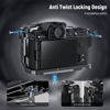 Picture of NEEWER X-S20 Camera Cage, Full Access Protective Metal Video Rig with Grip, NATO Rail, 3/8" ARRI, Cold Shoe, Anti Twist Arca Type Base Compatible with Fujifilm X-S20 DJI RS2 RSC2 RS3 Pro Gimbal, CA043