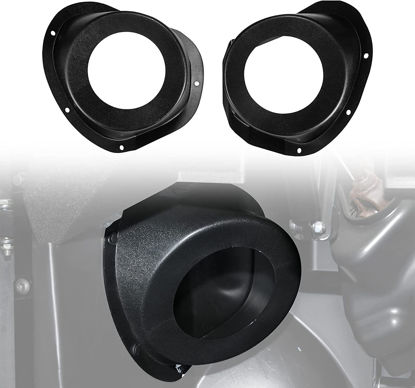 Picture of A & UTV PRO Front Kick Pods Under Dash Mount Enclosure for 2016 2017 2018 2019 2020 Polaris General 1000 EPS Accessories, UTV 6.5" inch Speaker Panels, 2PCS