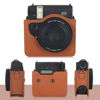 Picture of Phetium Instant mini 99 Camera Protective Case,Carrying Bag Compatible with Fujifilm Instax Mini 99 PU Leather Cover with Adjustable Shoulder Strap (Brown)