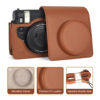 Picture of Phetium Instant mini 99 Camera Protective Case,Carrying Bag Compatible with Fujifilm Instax Mini 99 PU Leather Cover with Adjustable Shoulder Strap (Brown)