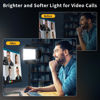 Picture of PIXEL Photography Light Camera Video Lights Suit with Adapter/Battery 4400mAh Bi-Color Dimmable 2500-6500K Led Studio Streaming Photo Shooting Lighting for Outdoor Live Streaming