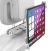 Picture of AboveTEK Tablet Holder for Car Headrest- Anti-Theft iPad Car Holder Back Seat, Secure Locking System with 360° Swivel, Universal for 4-11" Tablets, Durable Aluminum Mount for Travel & Business, Silver