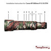Picture of easyCover Lens Oak Lens Protection Compatible with Canon RF 800mm F11 is STM Brown Camouflage