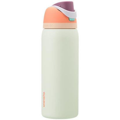 Picture of Owala FreeSip Insulated Stainless Steel Water Bottle with Straw for Sports, Travel, and School BPA-Free Sports Water Bottle, 40 oz, Surfs Edge