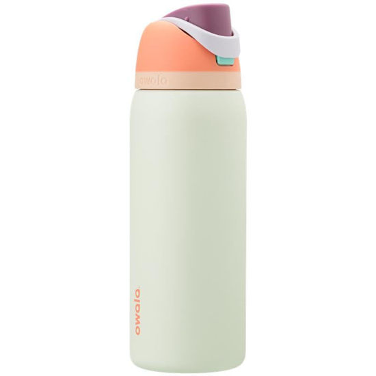 Picture of Owala FreeSip Insulated Stainless Steel Water Bottle with Straw for Sports, Travel, and School BPA-Free Sports Water Bottle, 40 oz, Surfs Edge
