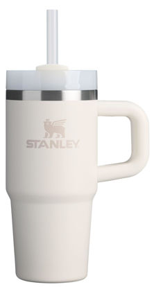 Picture of Stanley Quencher H2.0 Tumbler with Handle & Straw 14 oz | Twist On 3-Way Lid | Cupholder Compatible for Travel | Insulated Stainless Steel Cup | BPA-Free | Cream 2.0