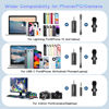 Picture of MAYBESTA 4 in1 Wireless Lavalier Microphone for iPhone Android Phone - Mini Lapel Video Mic for PC Camera Recording - Bluetooth Clip on Microphones for YouTube Tiktok Podcast Vlogging Streaming