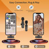 Picture of MAYBESTA Wireless Mini Microphone for iPhone iPad - Bluetooth Lavalier Lapel Phone Mic for Audio Video Recording - Content Creator Microphones for YouTube Tiktok Podcast Steaming Vlogging
