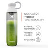 Picture of Promixx FORM Water Bottle - Premium Large Water Bottles for Shakes Infusions and Hydration - Lifetime Durability, Leakproof Sports Water Bottle BPA Free - 26oz (White)