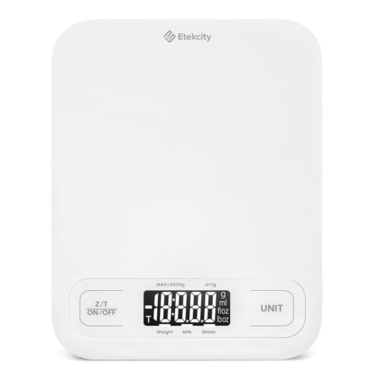 Picture of Etekcity Food Kitchen Scale, Digital Mechanical Weighing Scale, Grams and Ounces for Weight Loss, Baking, Cooking, White