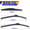 Picture of 3 wipers Replacement for 2016-2020 2021 2022 Honda HRV HR-V, Windshield Wiper Blades Original Equipment Replacement - 26"/18"/10" (Set of 3) U/J HOOK