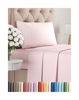 Picture of Twin XL Size 3 Piece Sheet Set - Comfy Breathable & Cooling Sheets - Hotel Luxury Bed Sheets for Women & Men - Deep Pockets, Easy-Fit, Soft & Wrinkle Free Sheets - Lavender Pink Oeko-Tex Bed Sheet Set